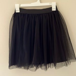 Black Tulle Skirt Size S